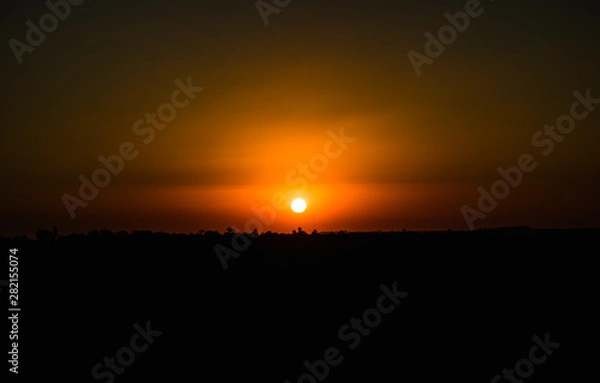 Obraz sunset in the mountains