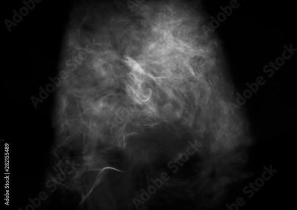Obraz smoke on black background