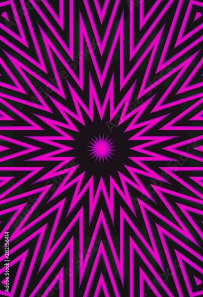 Obraz Pink starburst abstract background