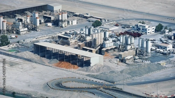 Obraz Landscape view on industrial area