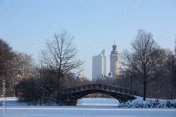Obraz romantisches leipzig im winter