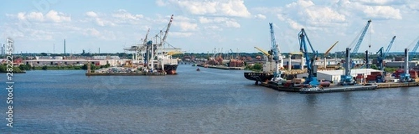 Obraz Hamburg Hafen Panorama