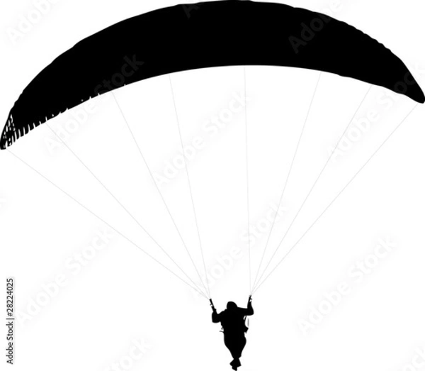 Obraz paragliding
