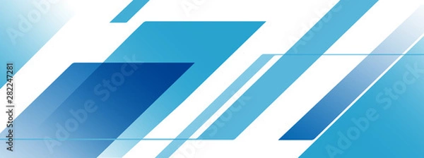 Obraz Diagonal blue lines