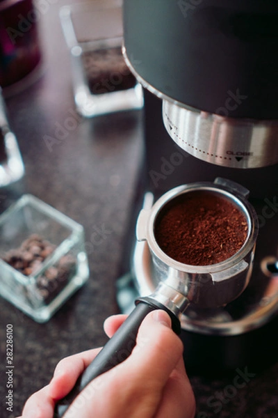 Obraz Kolbenkaffeemaschine