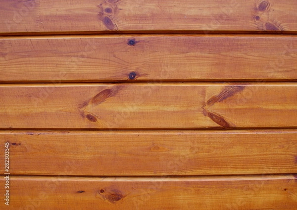 Fototapeta Деревянная вагонка на стене дома