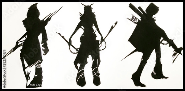 Fototapeta Silhouettes