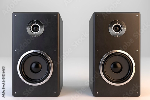 Fototapeta Acoustic system. 3d rendering