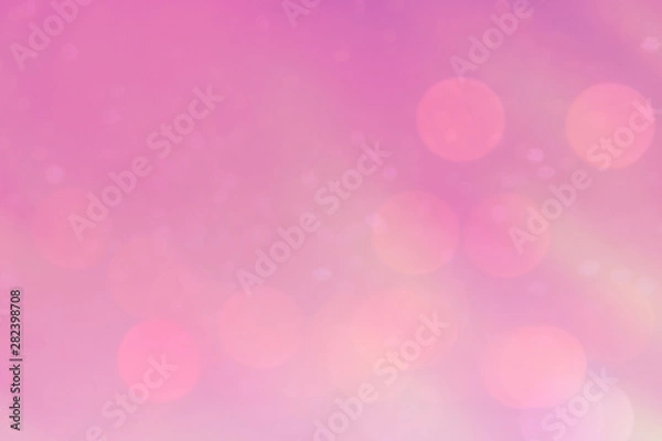 Fototapeta Abstract blurred beautiful pink bokeh
