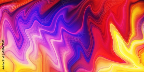 Fototapeta Liquid color marble style background. Fluid gradient inks design. Template for your design, banner, flyer, business card, poster, wallpaper, brochure