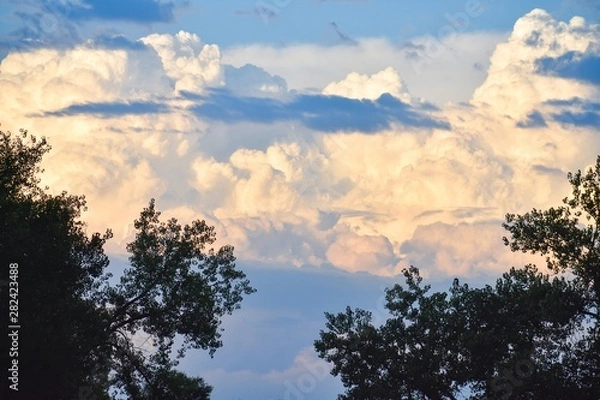 Fototapeta sky with clouds