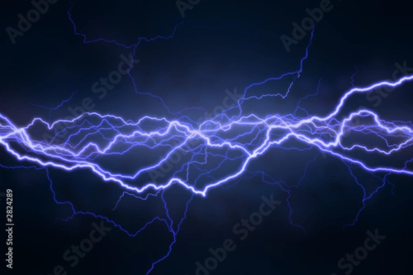 Fototapeta pole błyskawicy