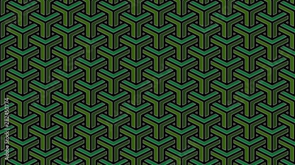 Obraz seamless green pattern