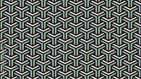 Obraz seamless geometric pattern