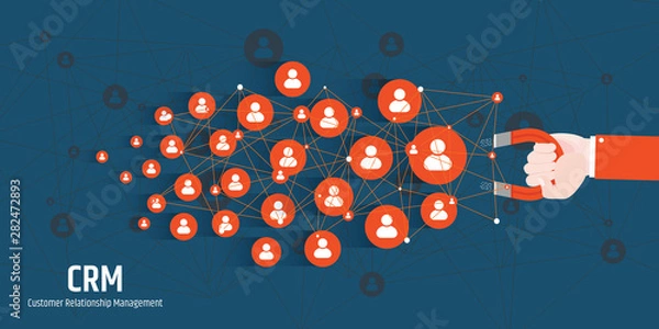 Fototapeta CRM : Customer relationship management