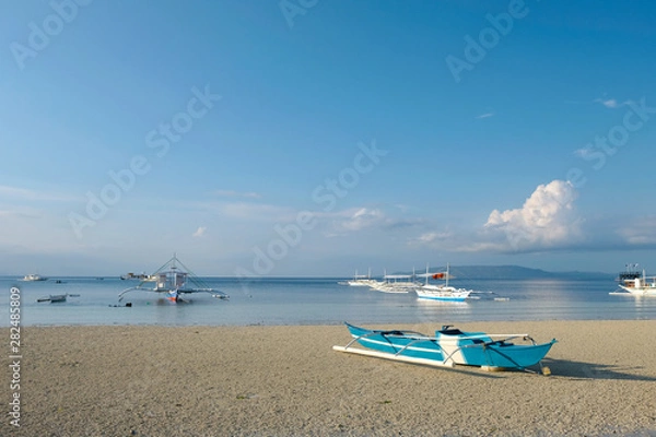 Obraz 砂浜 ボート