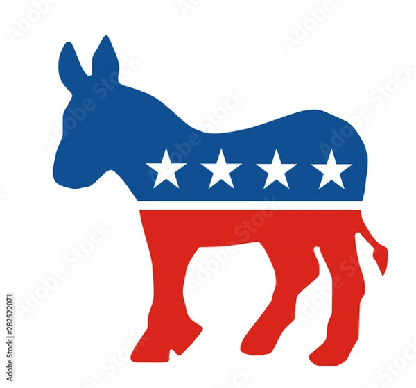 Obraz Democratic Party donkey