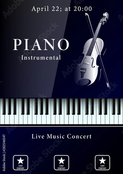 Obraz Live Music Concert poster