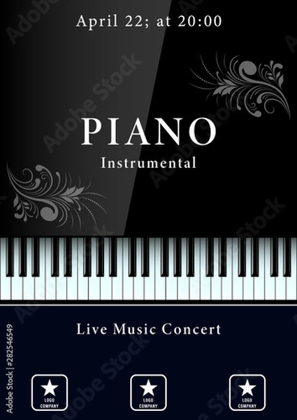 Obraz Classical music concert poster