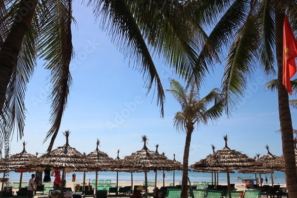 Obraz ベトナム　ダナン　ミーケビーチ