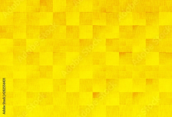 Fototapeta 金　和紙　チェック　背景