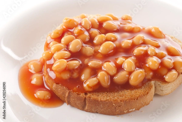 Obraz Baked Beans Toast