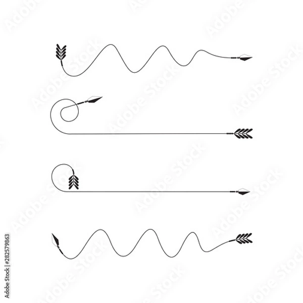 Obraz arrows vector set