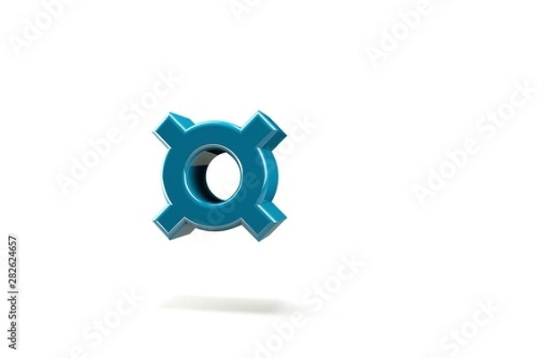 Fototapeta punctuation marks. with background, 3d image