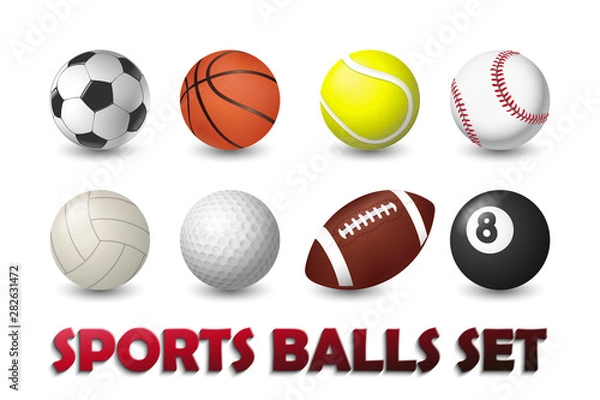 Obraz Sports Balls Set