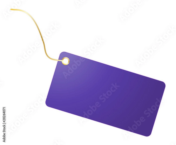 Fototapeta violet label