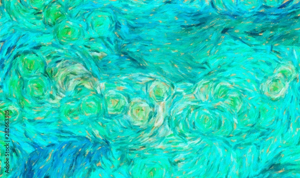 Fototapeta Abstract watercolor texture background. Oil painting style. Good for banner, design work and over advertising or commercial. Can be printed in very big size in perfect resolution.