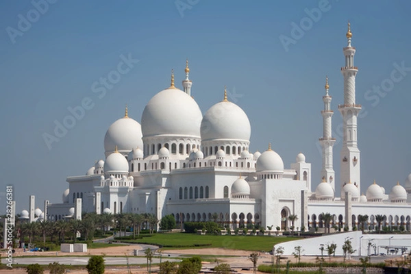 Obraz Sheikh Zayed Mosque Front View