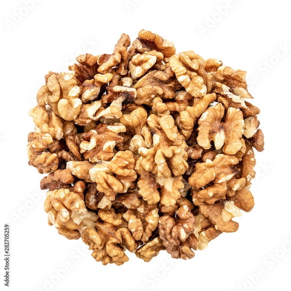 Obraz walnuts isolated on white background
