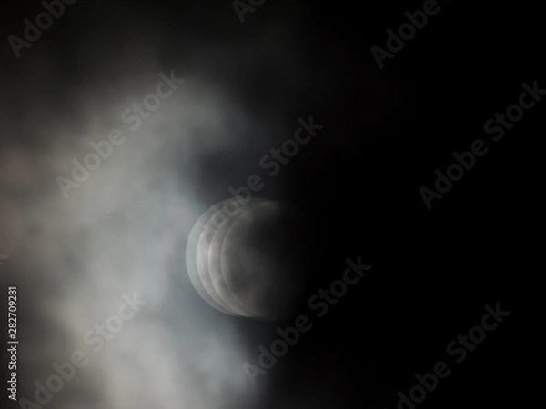 Obraz Cloudy Moon Phases and Eclipse effect