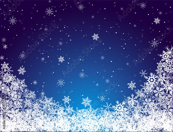 Fototapeta snowy dance