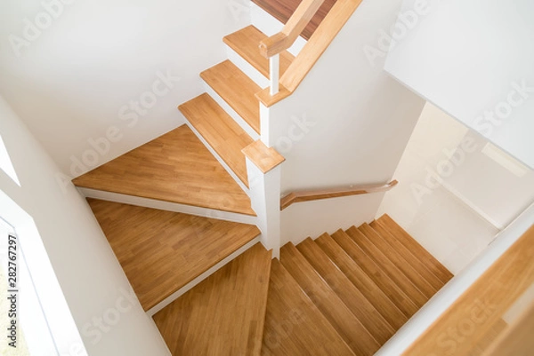 Fototapeta Wzór schodów drewnianych.