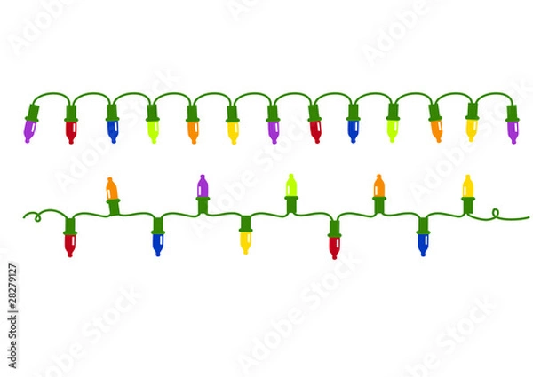 Fototapeta christmas lights