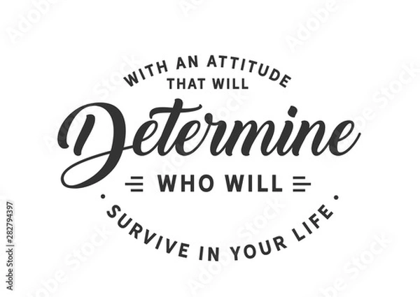 Obraz Defining Survival: Determine Who Will Survive in Your Life (Vintage Script)