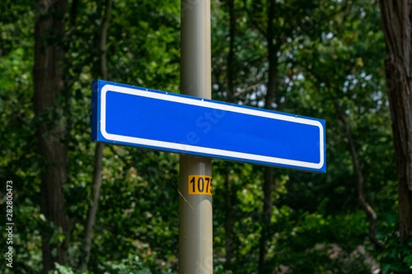 Obraz Empty Dutch Street sign
