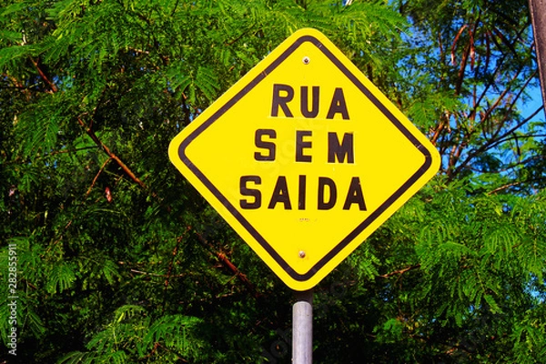 Obraz rua sem saida
