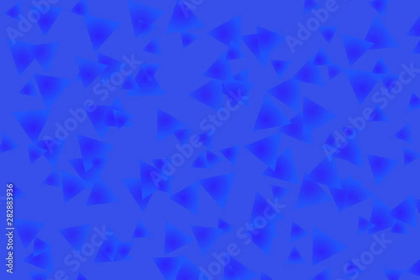 Fototapeta abstract mosaic background of blue gradient triangles