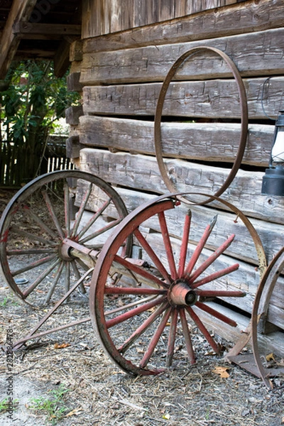 Obraz Old wheel base