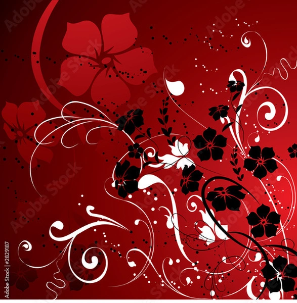 Obraz floral background