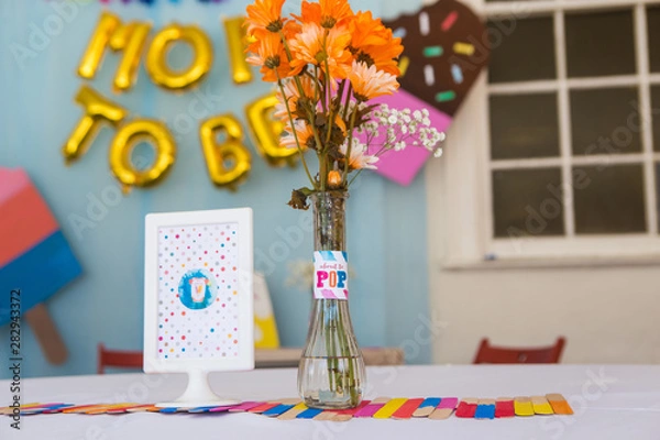 Obraz baby shower decorations