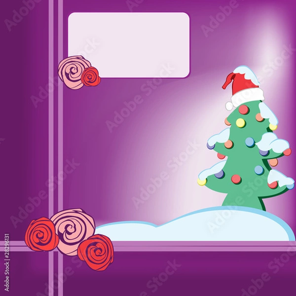 Obraz christmas tree 2