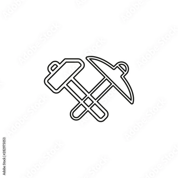 Obraz vector repair tool symbol carpentry work equipment