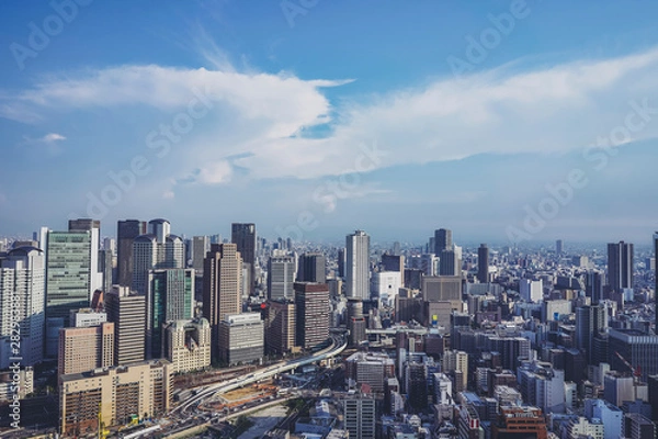 Fototapeta 大阪・都市風景