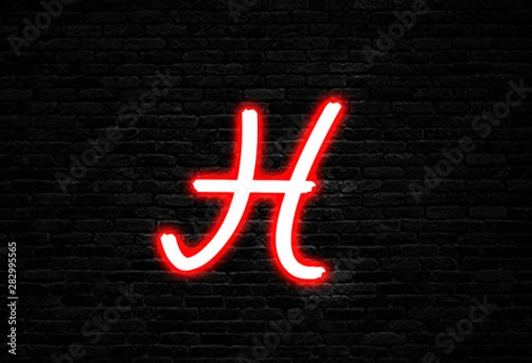 Obraz number on black background