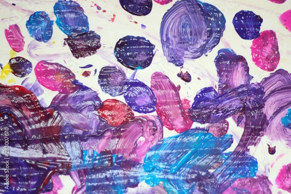 Fototapeta Finger Paint