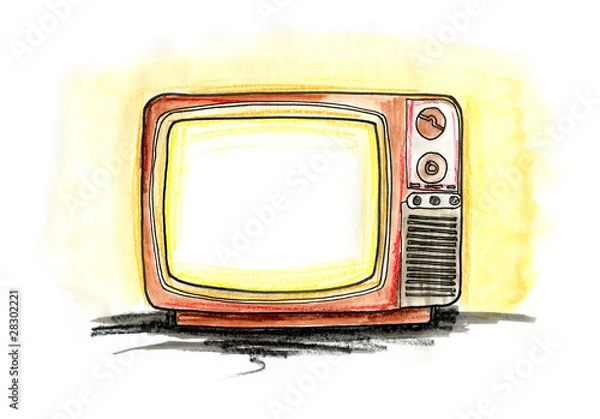 Obraz Vintage TV